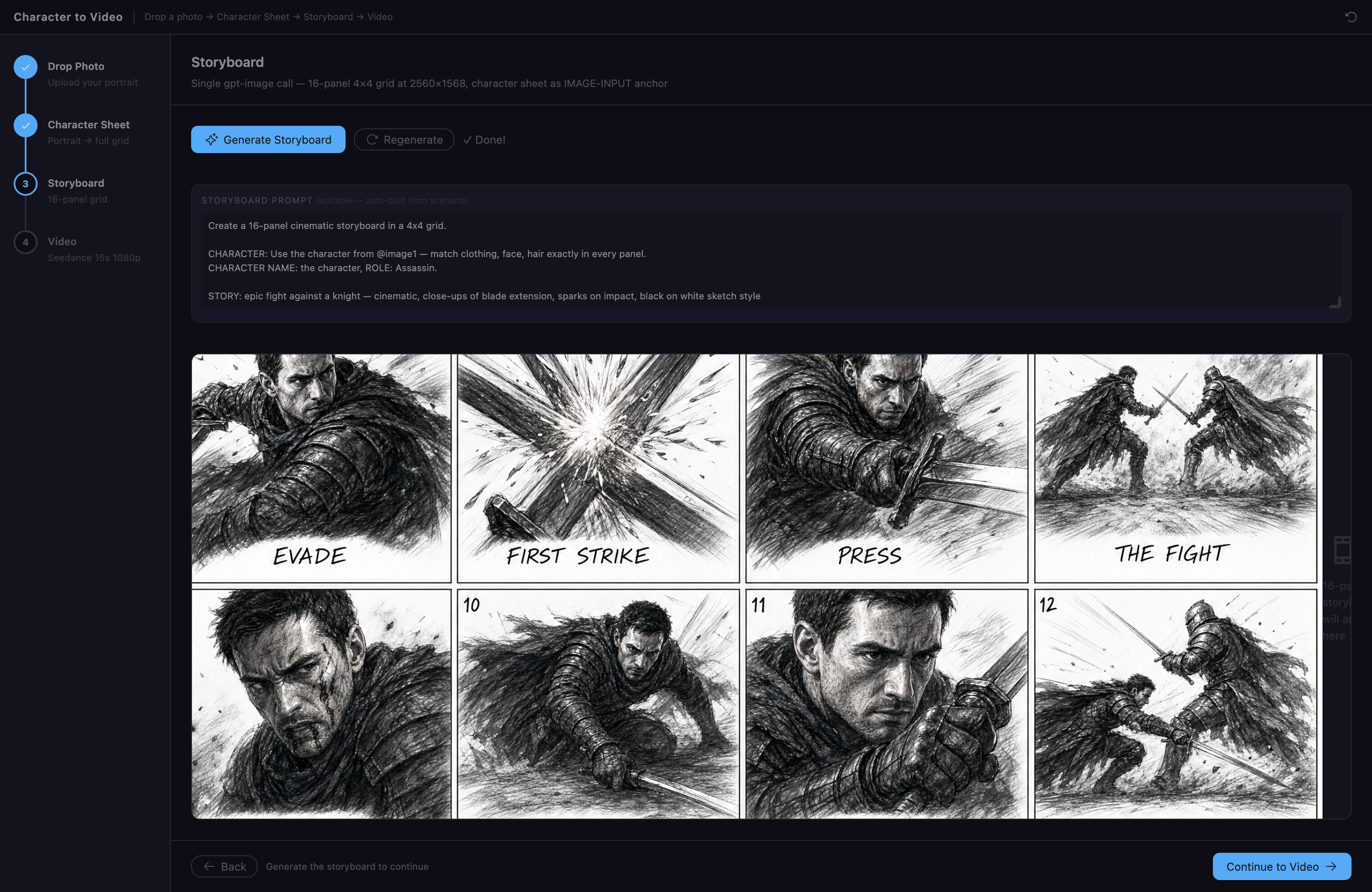 Step 3 — Storyboard