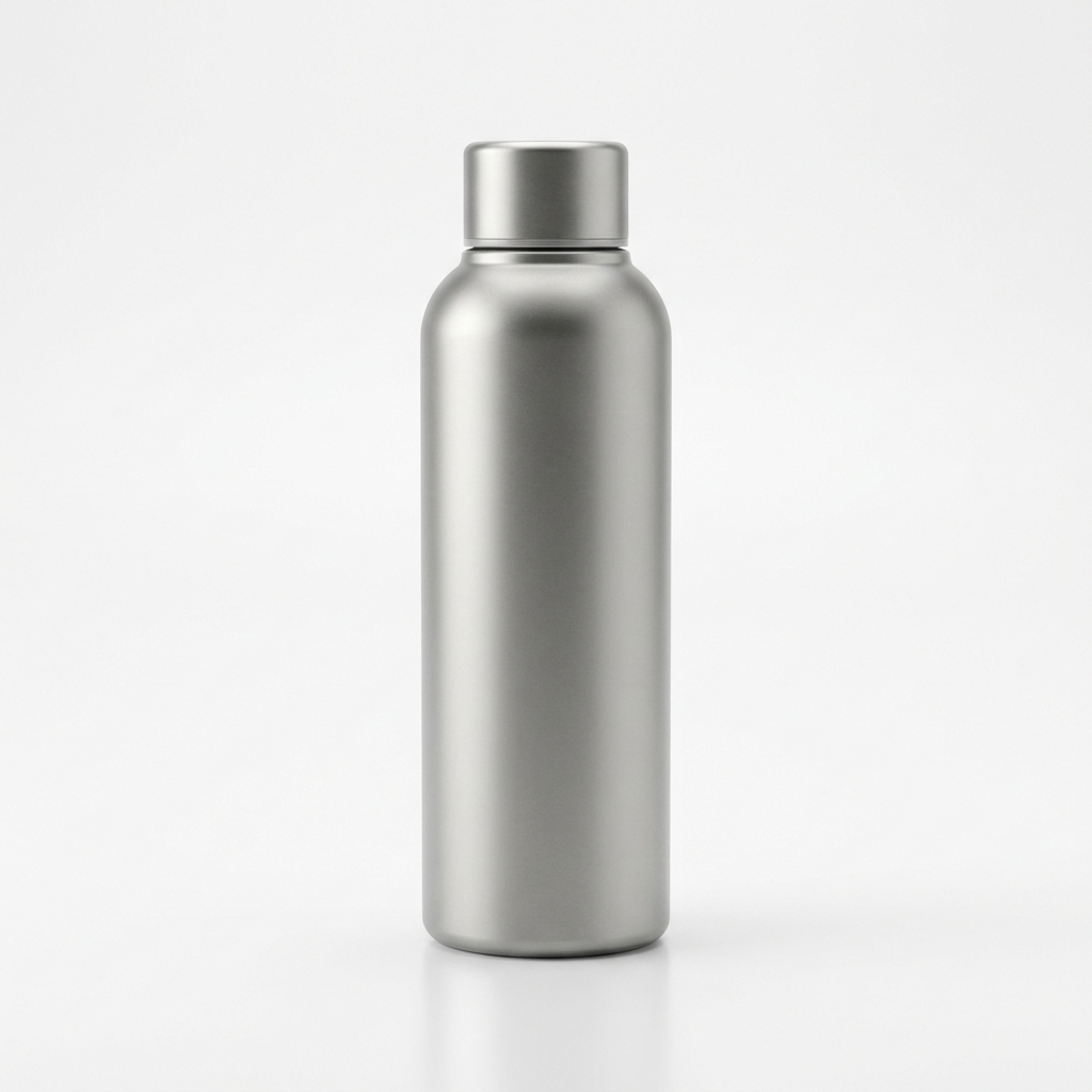 Neutral base bottle photo used as IMAGE-INPUT for all three edits