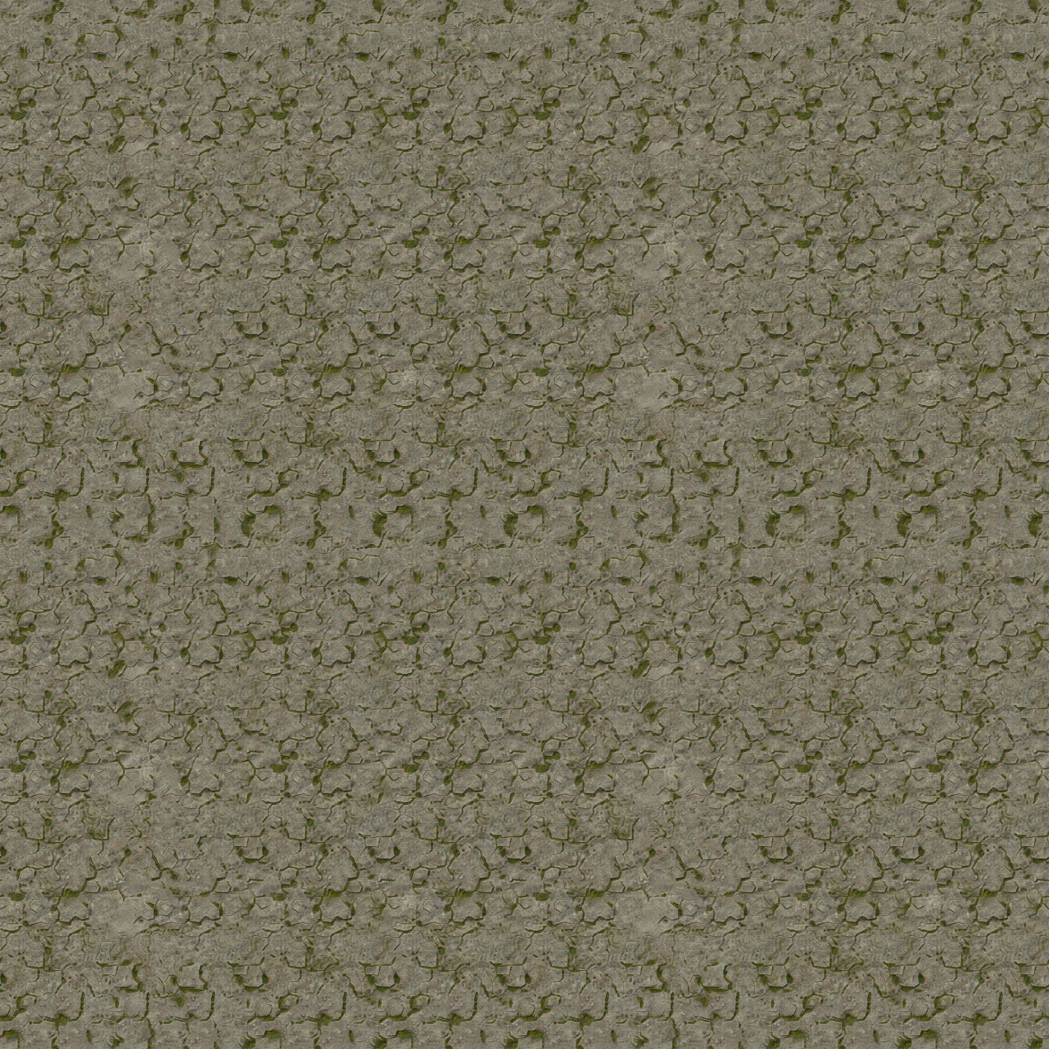 Mossy stone 2x2 tiling proof — edges match seamlessly