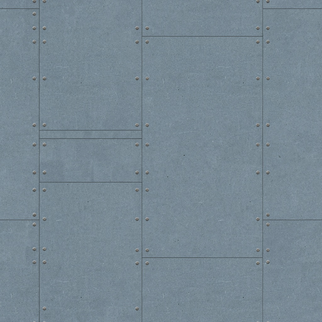 Sci-fi metal single tile